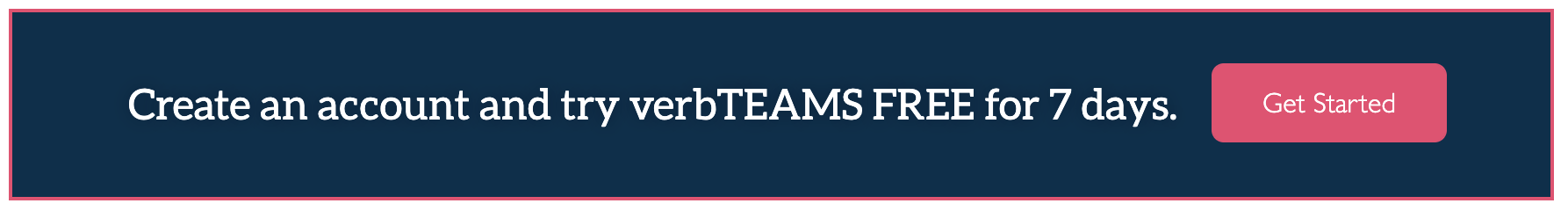 try verbTEAMS sales enablement for life sciences for free for 7 days get started today